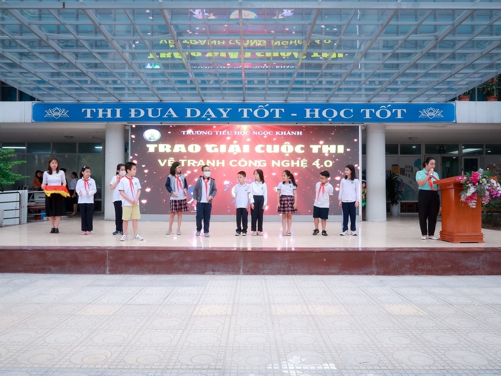 Trường TH Ngọc Khánh tổ chức Hội thi Vẽ tranh công nghệ 4.0 với chủ đề “Hà Nội trong trái tim em”