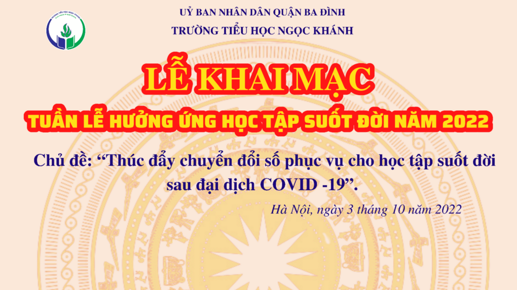 Khai mạc Tuần lễ hưởng ứng học tập suốt đời 2022