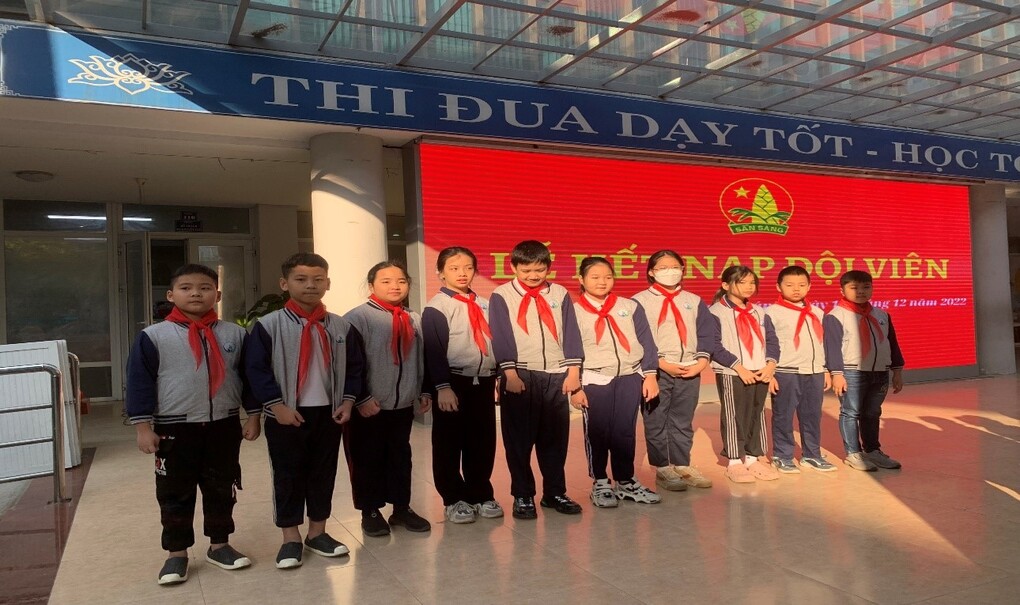 Lễ kết nạp Đội viên Đội TNTP Hồ Chí Minh