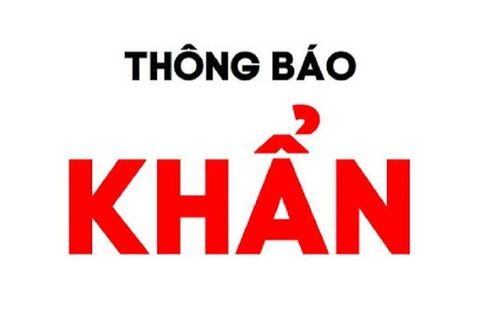Thông báo khẩn của Ban Chỉ đạo, phòng dịch Covid-19 quận Ba Đình