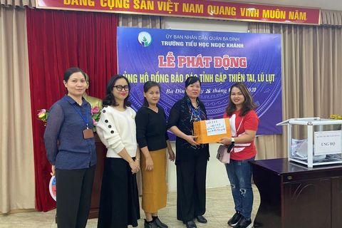 Phụ huynh Hoàng Yến - Người luôn đồng hành cùng nhà trường trong mọi hoạt động