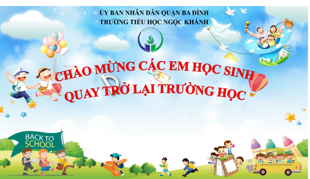Tràn ngập cảm xúc của cô và trò trường Tiểu học Ngọc Khánh  trong buổi học đầu tiên sau kỳ nghỉ dịch Covid-19
