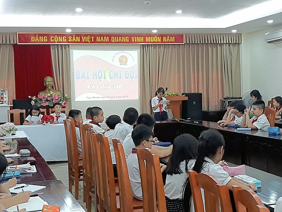 Đại hội Chi Đội mẫu lớp 5H năm học 2019 - 2020