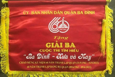 Kết quả cuộc thi tìm hiểu “Ba Đình xưa và nay”