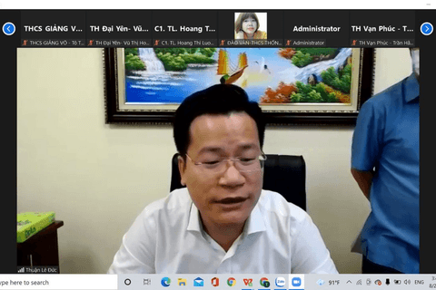 Quận Ba Đình thí điểm xây dựng mô hình trường học trực tuyến