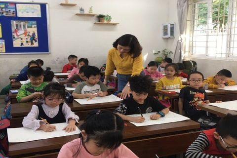 Học sinh trường Tiểu học Ngọc Khánh với cuộc thi vẽ tranh “Chiếc ô tô mơ ước”