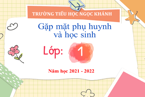 Thầy cô, học sinh  lớp 1 trường Tiểu học Ngọc Khánh tự tin tràn đầy hứng khởi bước vào năm học mới