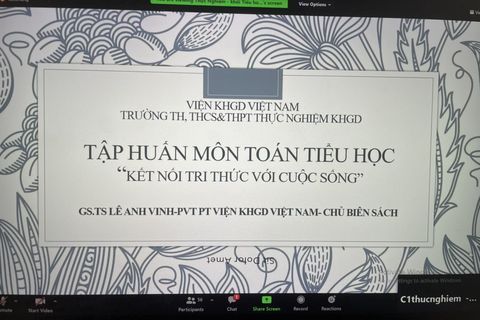Tập huấn môn Toán lớp 2: “Kết nối tri thức với cuộc sống”