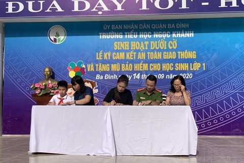 “Mũ bảo hiểm” – Người bạn đồng hành của chúng em