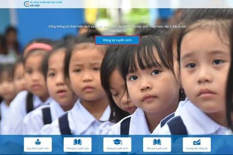 Hướng dẫn phụ huynh đăng ký tuyển sinh trực tuyến vào lớp 1 năm học 2020 - 2021