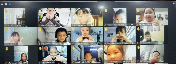 Học sinh lớp 2 hoàn thành kiểm tra trực tuyến cuối học kì I năm học 2021 – 2022