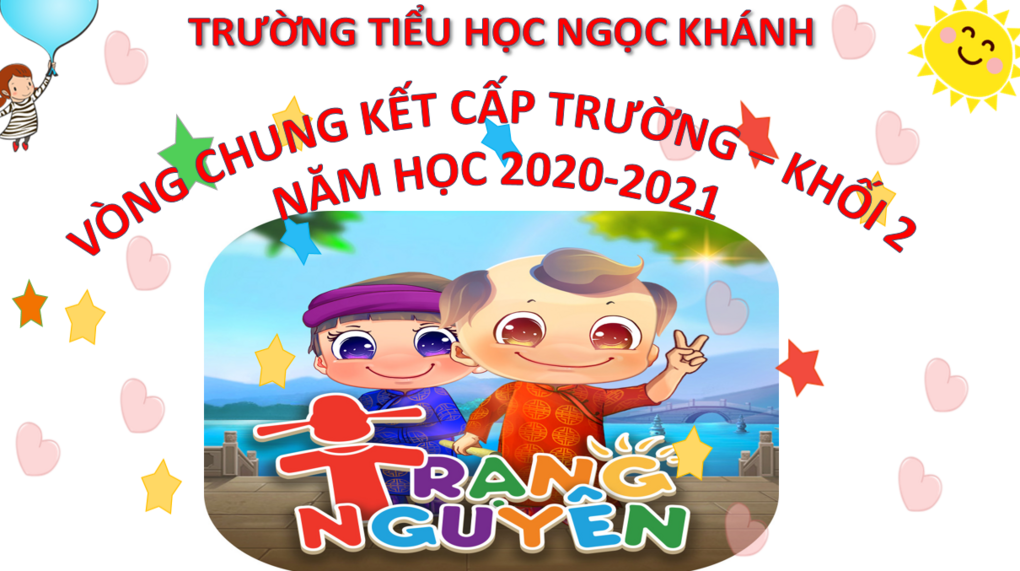 Vòng chung kết cấp trường “Trạng Nguyên Tiếng Việt”  của học sinh khối 2 Trường Tiểu học Ngọc Khánh