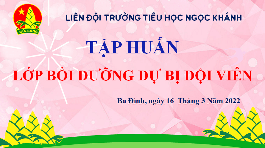Tập huấn lớp dự bị Đội viên đợt 1 năm học 2021-2022