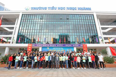 Trường Tiểu học Ngọc Khánh tổ chức Hội khỏe Phủ Đổng cấp trường năm học 2019 – 2020