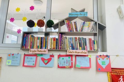 Các hoạt động của khối 5 hưởng ứng Ngày hội sách