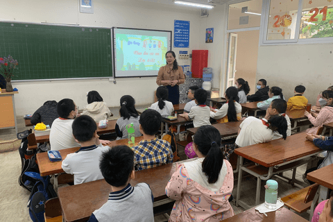 Khối 4 - Trường Tiểu học Ngọc Khánh với công tác chuẩn bị đón học sinh và những cảm xúc của cô trò trong ngày đầu gặp gỡ