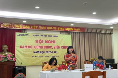 Hội nghị Cán bộ, công chức, viên chức năm học 2020 - 2021