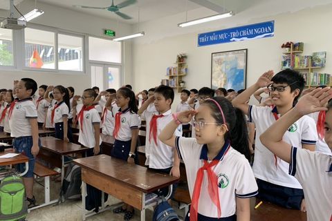 Đại hội Chi Đội khối 5 năm học 2019 - 2020