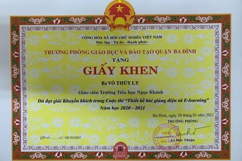 Trường Tiểu học Ngọc Khánh nhiệt tình, tích cực tham gia Hội thi thiết kế sản phẩm công nghệ thông tin năm học 2020-2021