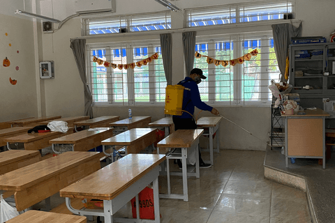 Trường Tiểu học Ngọc Khánh: Tăng cường công tác phòng chống dịch sốt xuất huyết