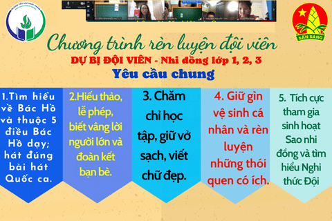 Chương trình “ Rèn luyện đội viên” của Liên đội trường Tiểu học Ngọc Khánh