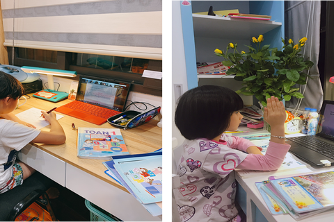 Việc dạy và học trực tuyến khối 1