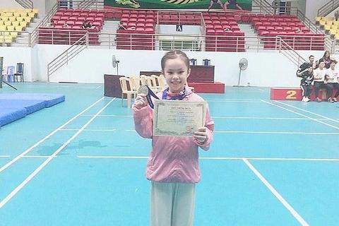 Vũ Tài Uyên lớp 5G  - Vận động viên Wushu nhí