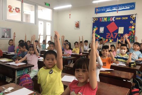 Nhìn lại công tác phòng chống dịch Covid-19 của trường Tiểu học Ngọc Khánh sau một tuần đón học sinh quay trở lại trường học