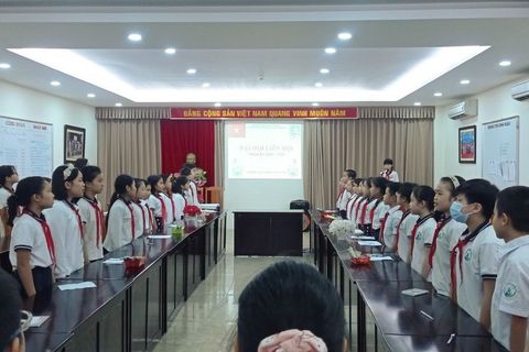 Đại hội Liên đội Tiểu học Ngọc Khánh nhiệm kỳ 2020-2021