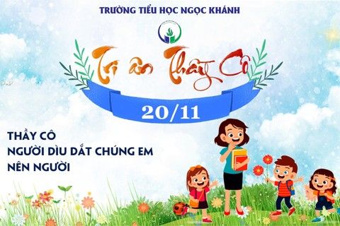 Học sinh khối 1 chào mừng ngày 20/11