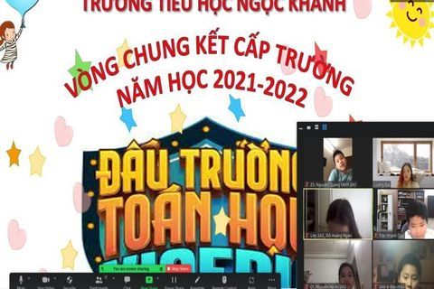 Học sinh khối 3 trường Tiểu học Ngọc Khánh hào hứng tham gia sân chơi “ Đấu trường Toán học” cấp Trường