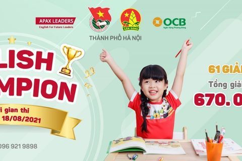 Trường Tiểu học Ngọc Khánh phát động học sinh tham gia Cuộc thi “ English Champion” năm 2021 phiên bản thiếu nhi Thủ đô