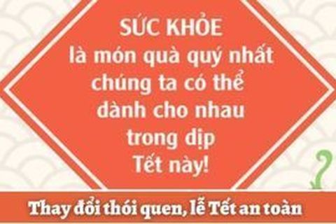 Thay đổi thói quen, lễ Tết an toàn