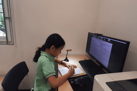 Học sinh khối 5 - Trường Tiểu học Ngọc Khánh hoàn thành kiểm tra đánh giá định kì giữa học kì I năm học 2021 - 2022