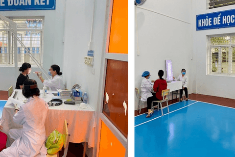 Khám sức khỏe định kỳ cho CB, GV, NV năm học 2020-2021