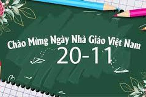 Học sinh khối 5 chào mừng ngày 20/11