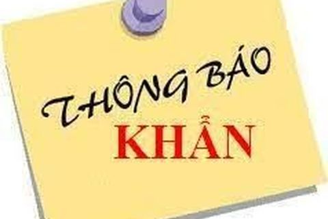 THÔNG BÁO