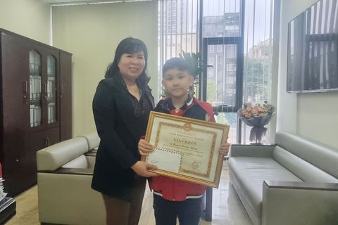 Nguyễn Hoàng Khánh - Học sinh xuất sắc tiêu biểu của Thành phố Hà Nội năm học 2020-2021