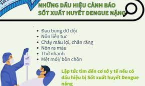 6 triệu chứng sốt xuất huyết trở nặng không thể không biết