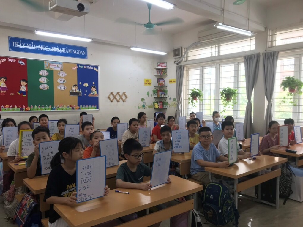 Hoạt động của cô và trò khối 5 trước thềm năm học mới