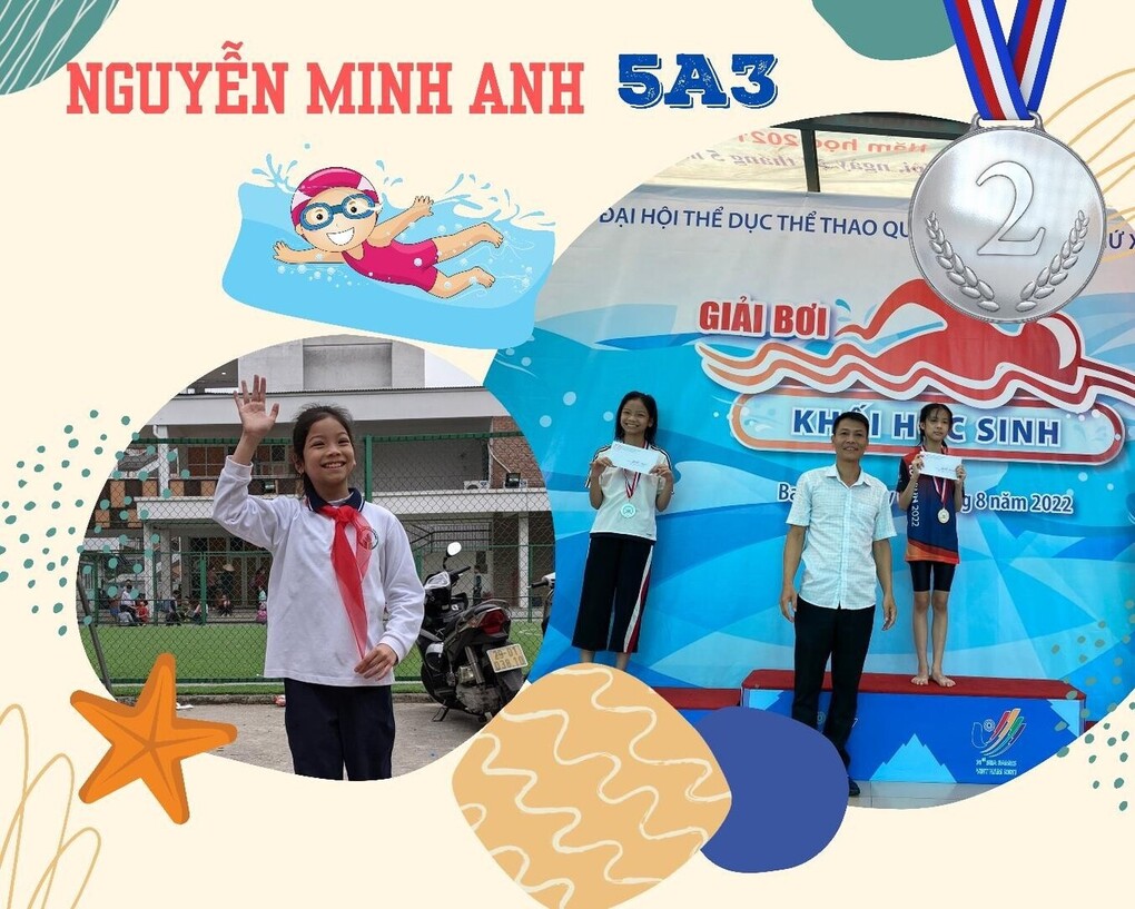 Minh Anh 5A3– “Vận động viên” nhí triển vọng