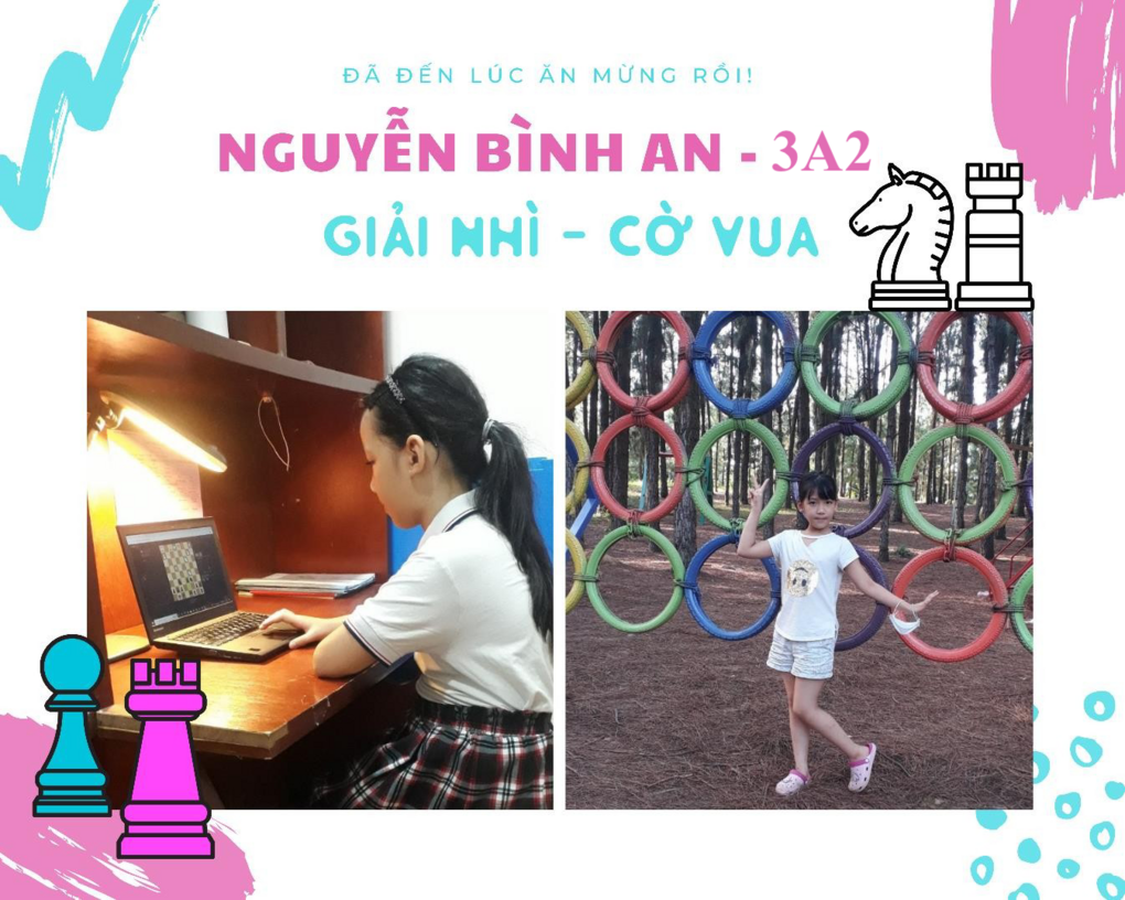 Nguyễn Bình An 3A2 – Kỳ thủ nhí tài năng