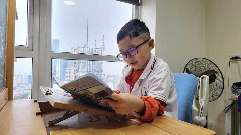 Ngô Huy Linh và Vũ Gia Huy – Hai học sinh khối 3 trường Tiểu học Ngọc Khánh vừa đạt giải toán quốc tế ITMC