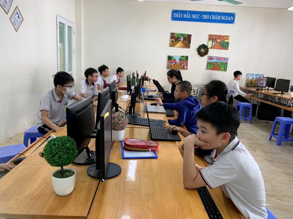 Học sinh lớp 5A1 tham gia kì thi Hương Trạng nguyên Tiếng Việt năm học 2022 - 2023