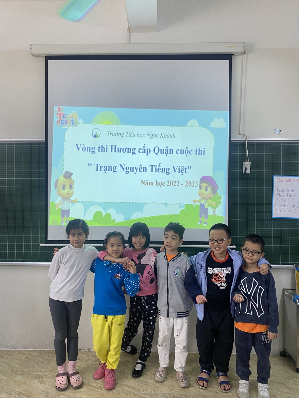 Lớp 2A3 hào hứng tham gia kỳ thi Trạng Nguyên Tiếng Việt cấp Quận năm học 2022 - 2023