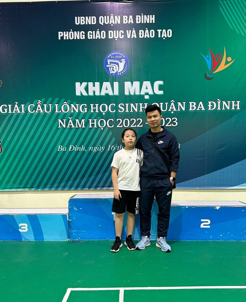 Học sinh trường Tiểu học Ngọc Khánh đạt huy chương Bạc trong giải cầu lông học sinh Quận Ba Đình năm 2023