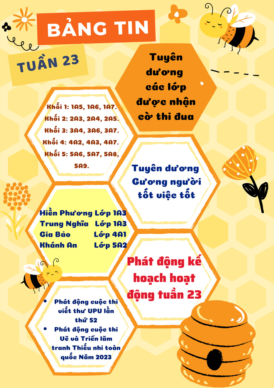 Bảng tin tuần 23