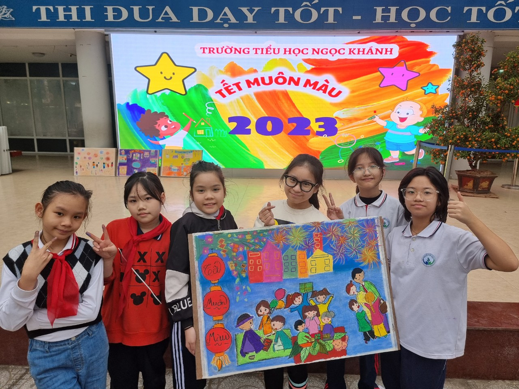 “Tết muôn màu” – sân chơi  lành mạnh, bổ ích của thầy và trò lớp 5A9 trường Tiểu học Ngọc Khánh