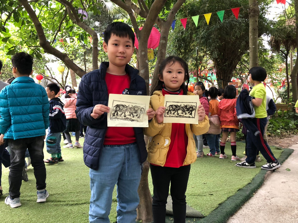 Chuyến đi dã ngoại của học sinh lớp 2A5 – trường Tiểu học Ngọc Khánh khám phá trang trại học đường Vạn An