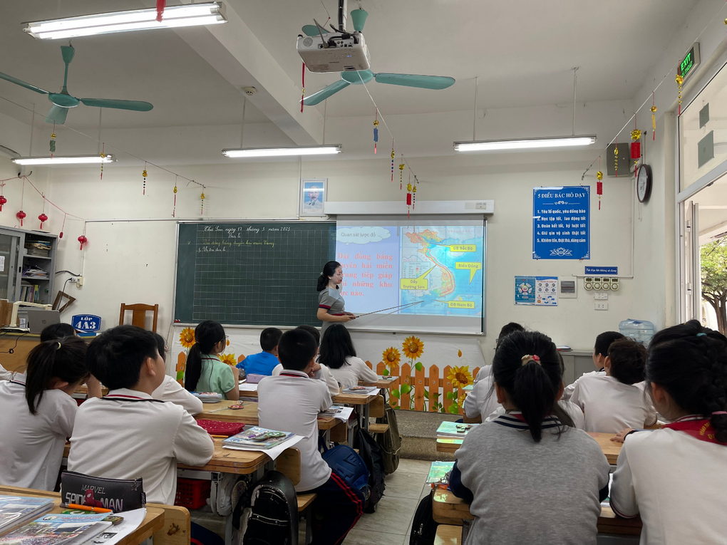 Tiết hội giảng môn Địa lý lớp 4a3 – Cô giáo: Lê Thị Mai Vân